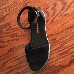 Black Prada Sandals