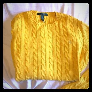 Ralph Lauren- perfect yellow spring sweater.