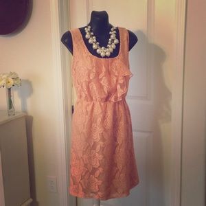 Sleeveless Lace Dress