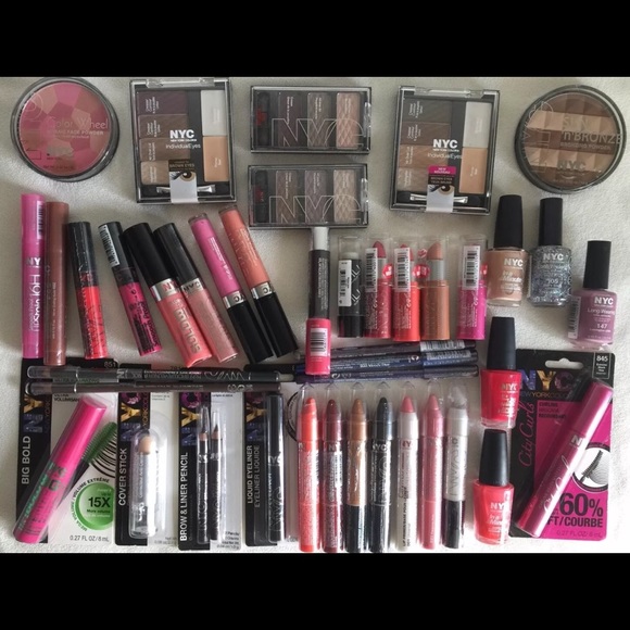 New!!! NYC Mixed Lot Of 42 Makeup / Wholesale L.2