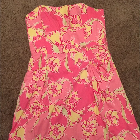 Strapless Lilly Pulitzer dress - Picture 1 of 3