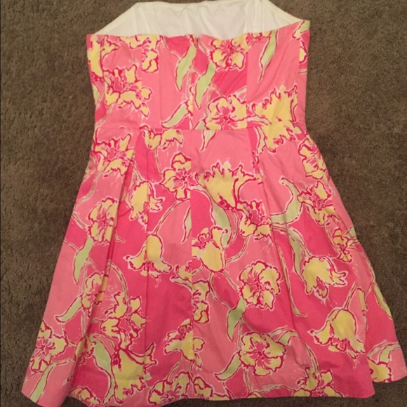 Strapless Lilly Pulitzer dress - Picture 2 of 3
