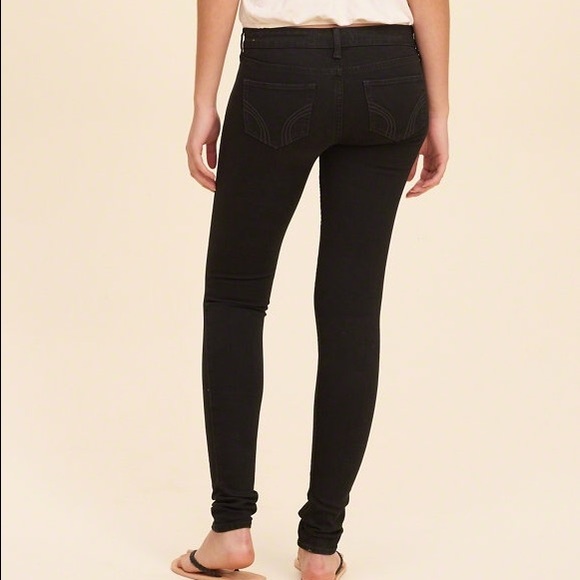 Black Super Skinny Hollister Jeans
