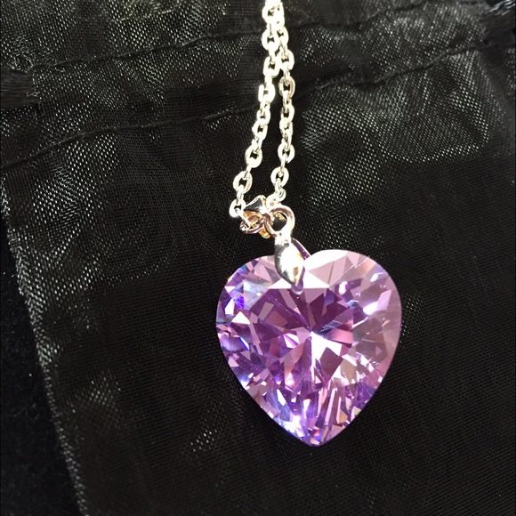 Purple Heart necklace - Picture 1 of 4