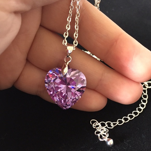 Purple Heart necklace - Picture 2 of 4