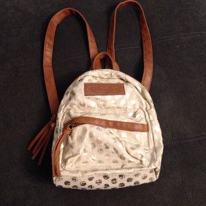 SOLD American eagle polka dot mini backpack