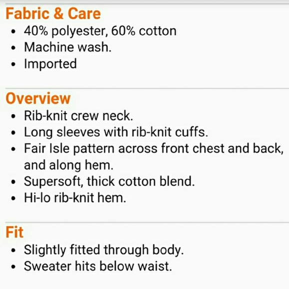 Old navy fair isle sweater argyle blue knit M L XL - Picture 3 of 6