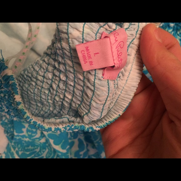 Strapless Lilly Pulitzer dress - Picture 3 of 3