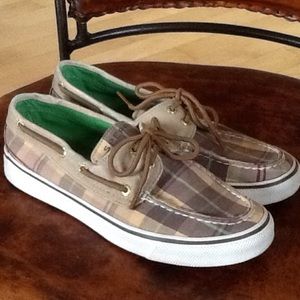 Sperry Plaid Women's Shoes Size 7