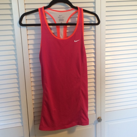 Nike pink and orange tank
