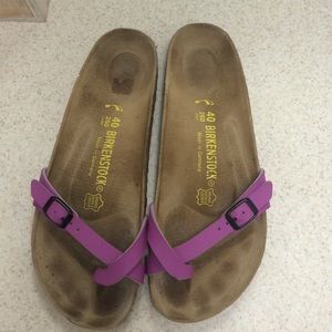 Beautiful Pink/Periwinkle Birkenstocks