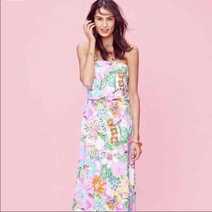 Lily Pulitzer strapless dress small
