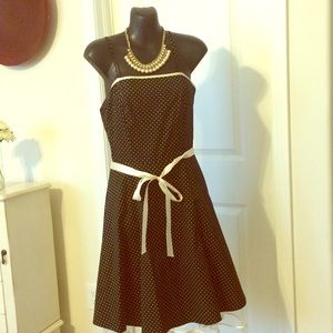 Polka Dot Spaghetti Strap Party Dress