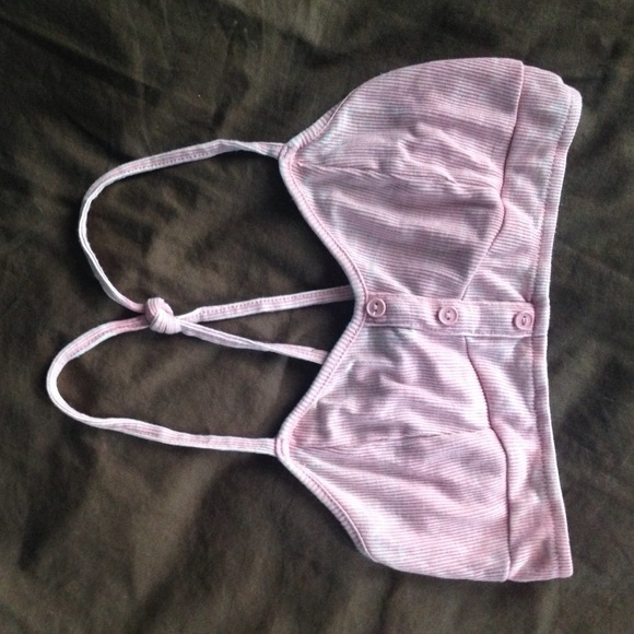 Pink bandeau w/ buttons!! - Picture 3 of 3
