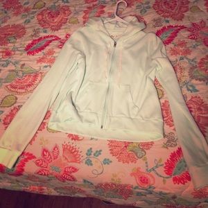Turquoise Hollister jacket