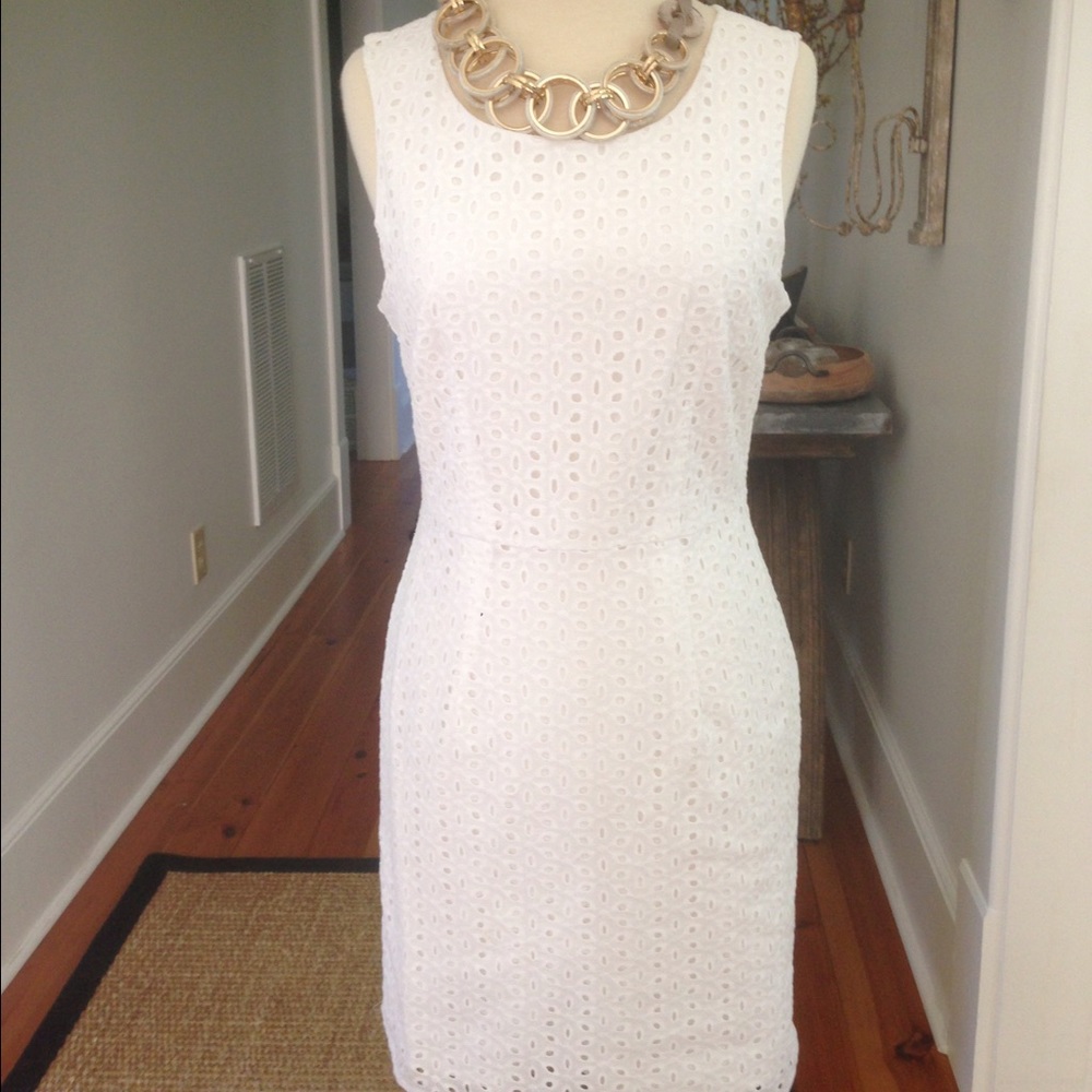 Forever 21 White Eyelet Dress - Picture 1 of 4