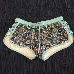 Patterned Bathing suit shorts