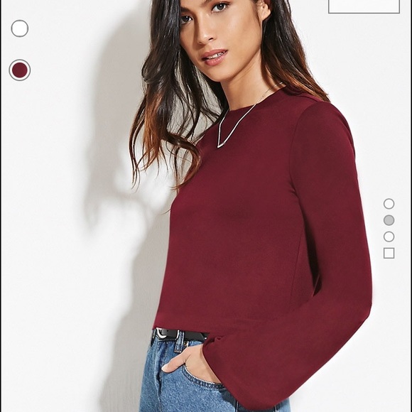 Open back crop top