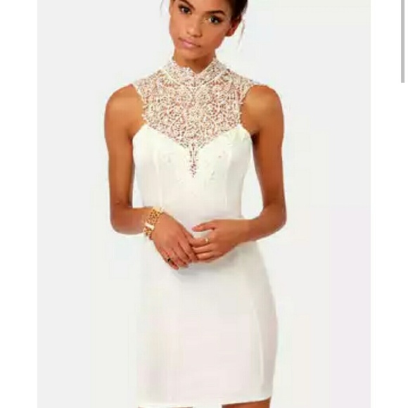 Lace Bodycon Open Back  Romantic Dress