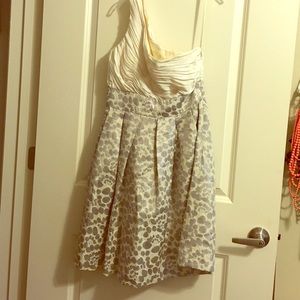 One shoulder cocktail dress