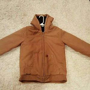 ↪Tan carhartt coat↩