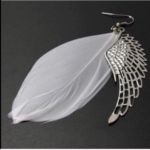 Angel Wing Earrings - Picture 3 of 4