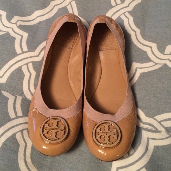 Tory Burch Caroline patent flat size 8!