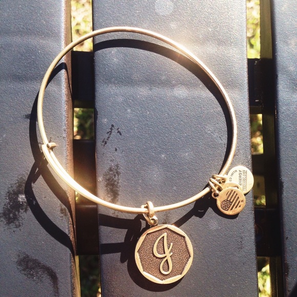 j initial Alex and Ani bracelet