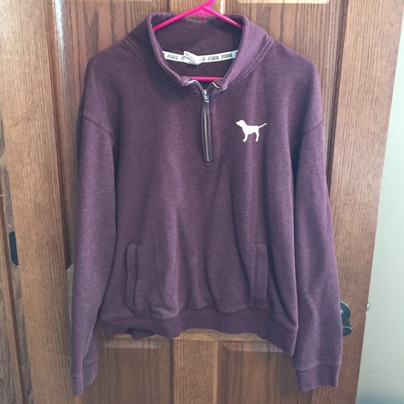 Victoria's Secret PINK quarter zip sweatshirt