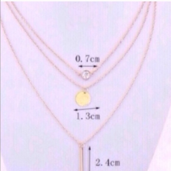 Triple Layer Necklace - Picture 4 of 4