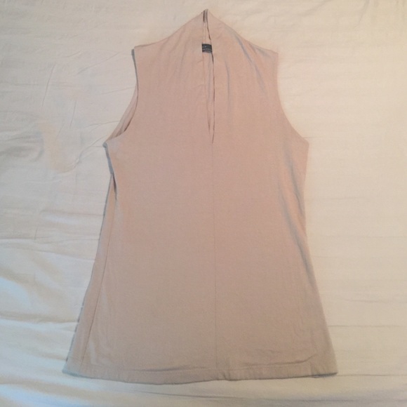 ZARA Woman Cream Shell Top