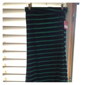NWT never worn striped Target maxi skirt