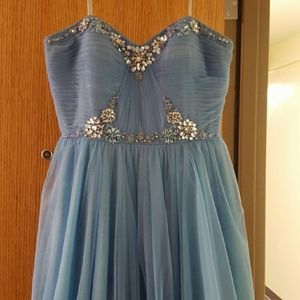 Adriana Papell short prom dress