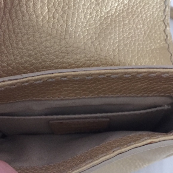 Tods, gold mini crossbody - Picture 3 of 3