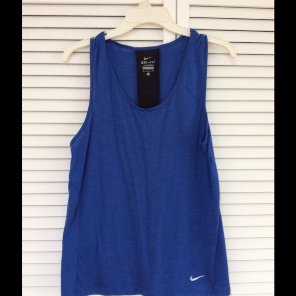Nike dry fit tank, blue