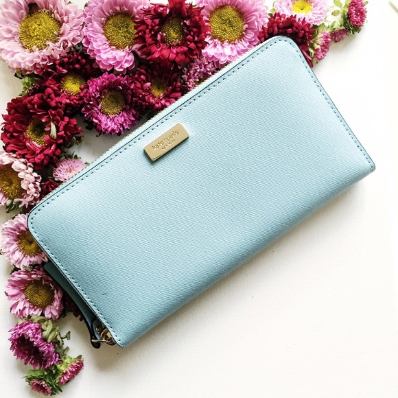 Light blue Kate spade wallet NWT