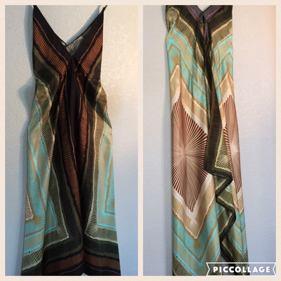 Nicole Miller Silk Hankerchief Dress