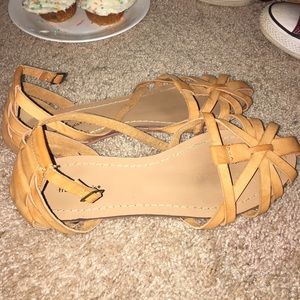 tan sandals