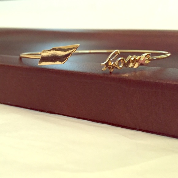 Gold Tennessee Home State Bracelet