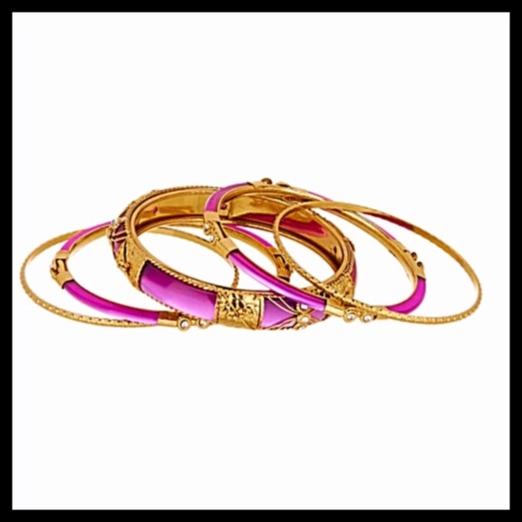 SOLD BANGLES Boho Jeweled Statement Deco Bracelet - Picture 2 of 4