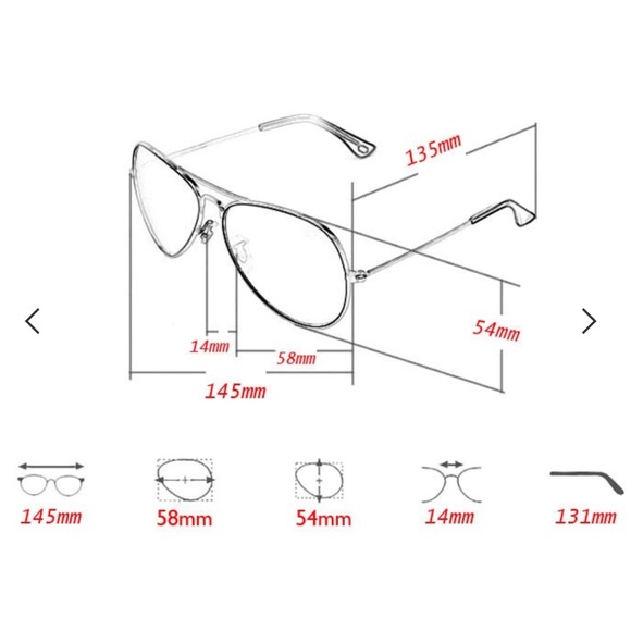 Mirrored Aviator Sunglasses - Picture 3 of 3