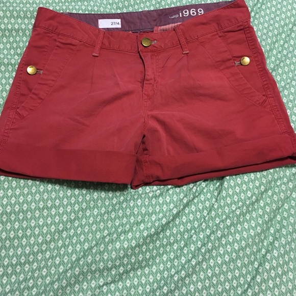 Red shorts