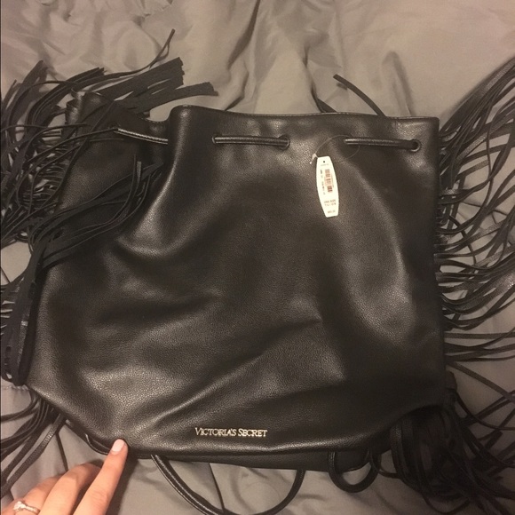 Black Victoria's Secret bag backpack