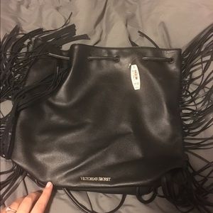 Black Victoria's Secret bag backpack