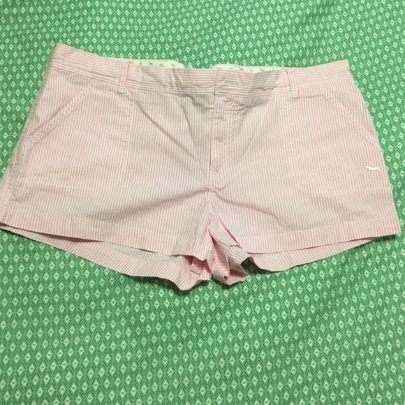 Pink striped shorts - Picture 1 of 3