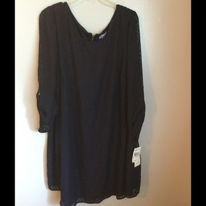 Navy blue cocktail dress