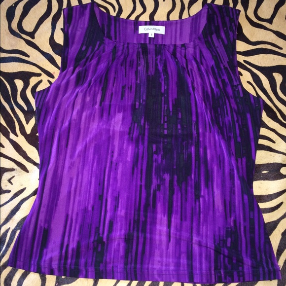 Purple and black shirt