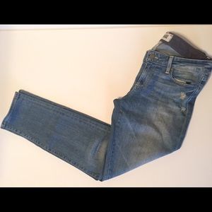 Sz 28 PAIGE denim skyline ankle peg light wash