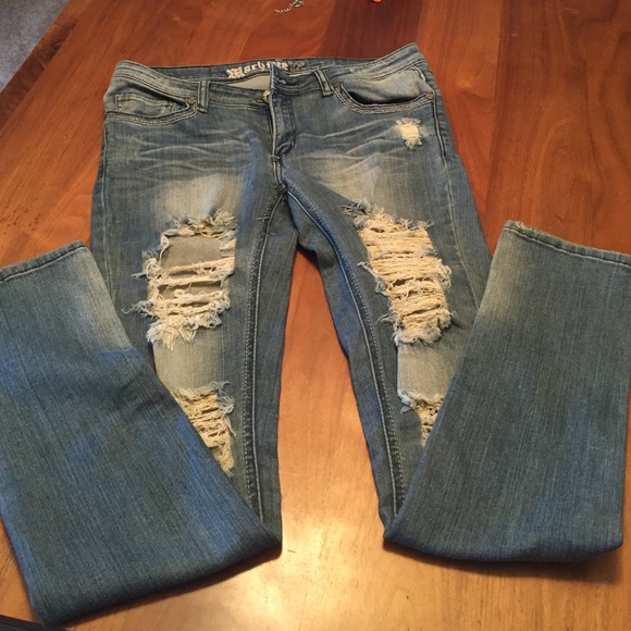 Weathered jeans