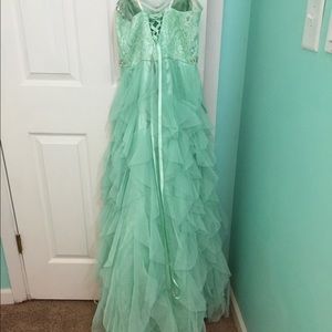 torquiose Prom dress
